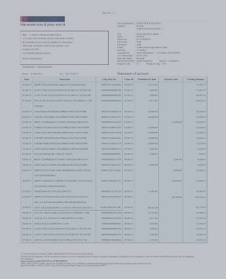 Bank Statement (Salary Credit) Verification